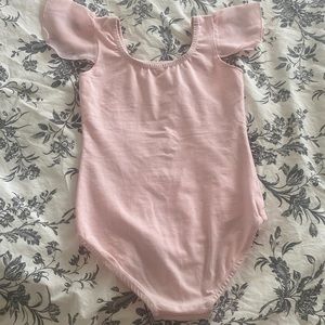 Dance Leotard, pink, 3y, with veil, sleeveless